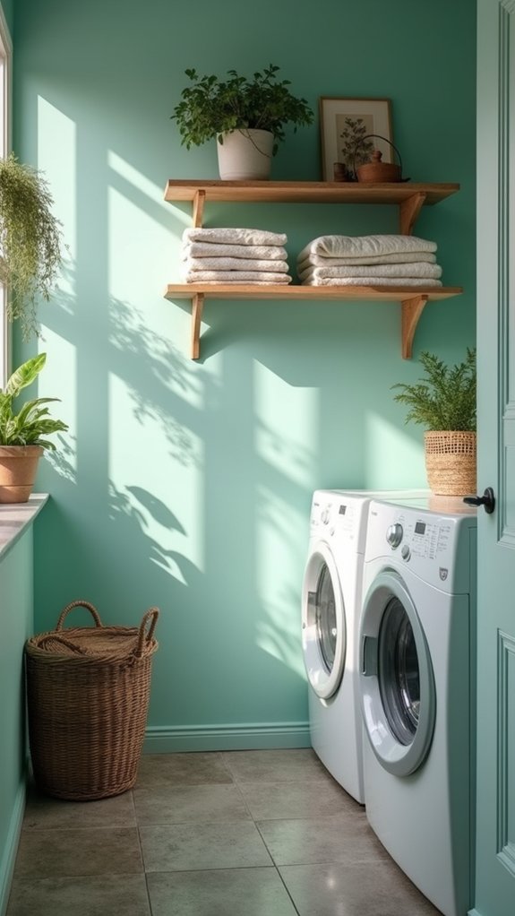 vibrant cool teal decor