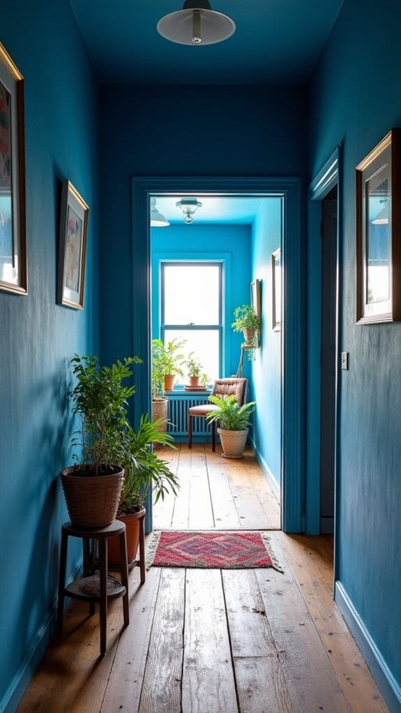 vibrant electric blue energy