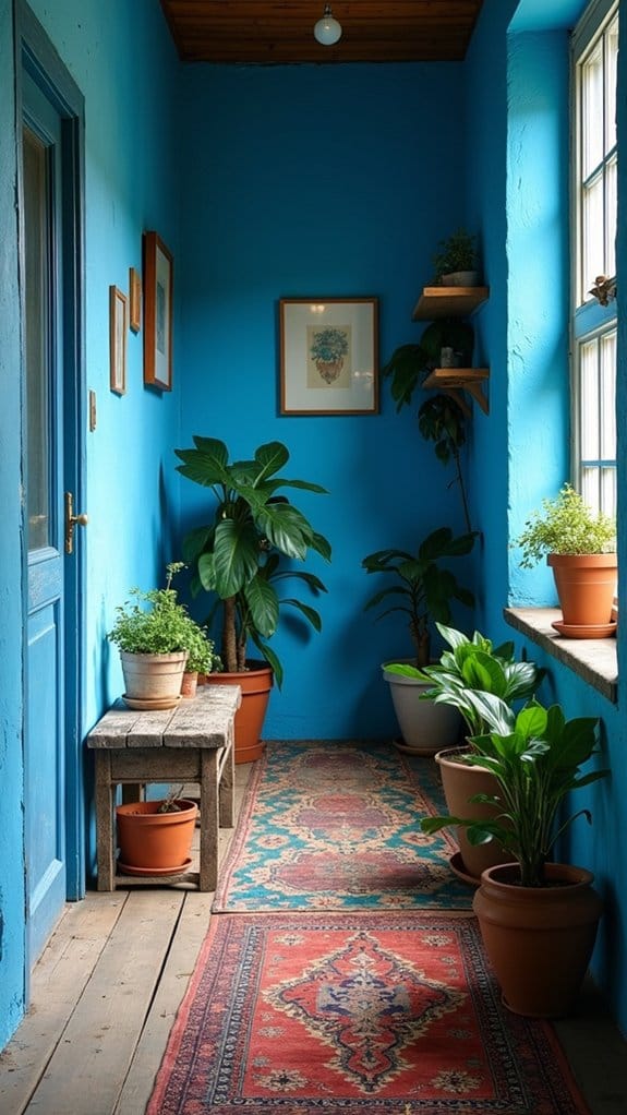 vibrant electric blue transformation