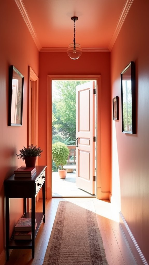 vibrant inviting hallway transformation
