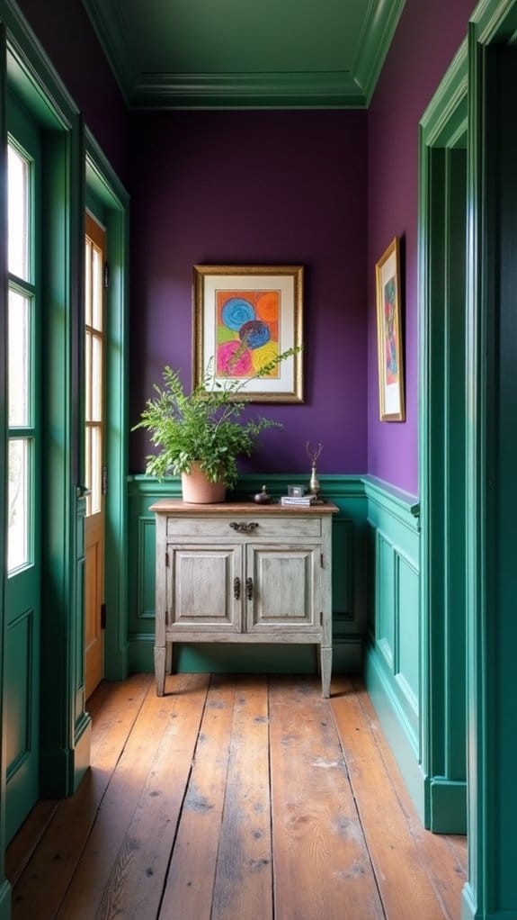 vibrant jewel tones enhance