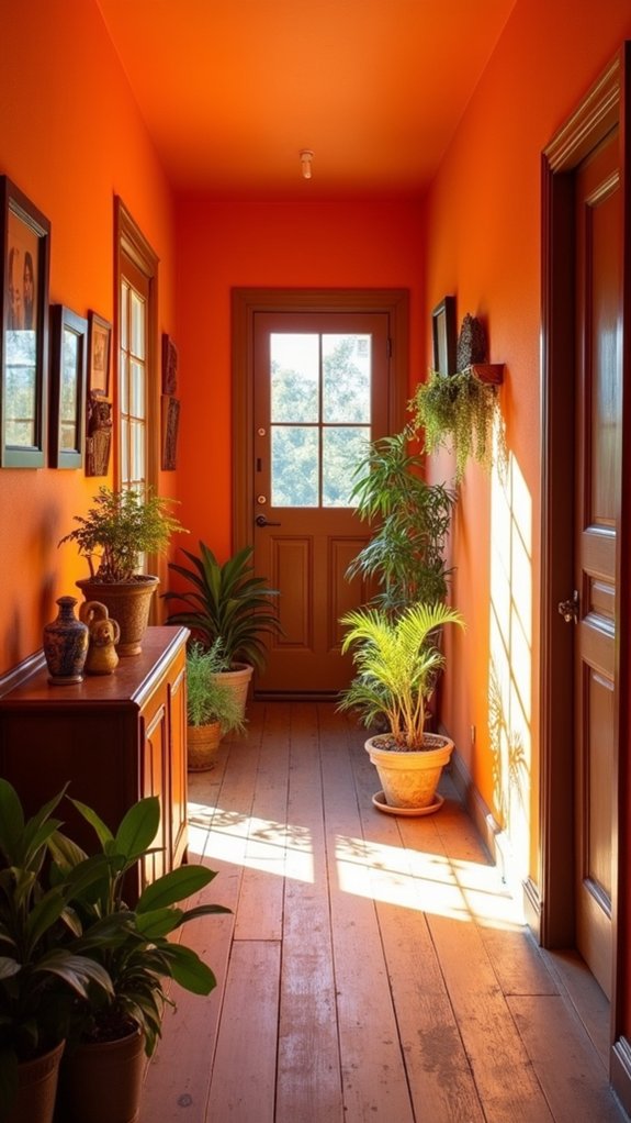 vibrant orange boosts energy