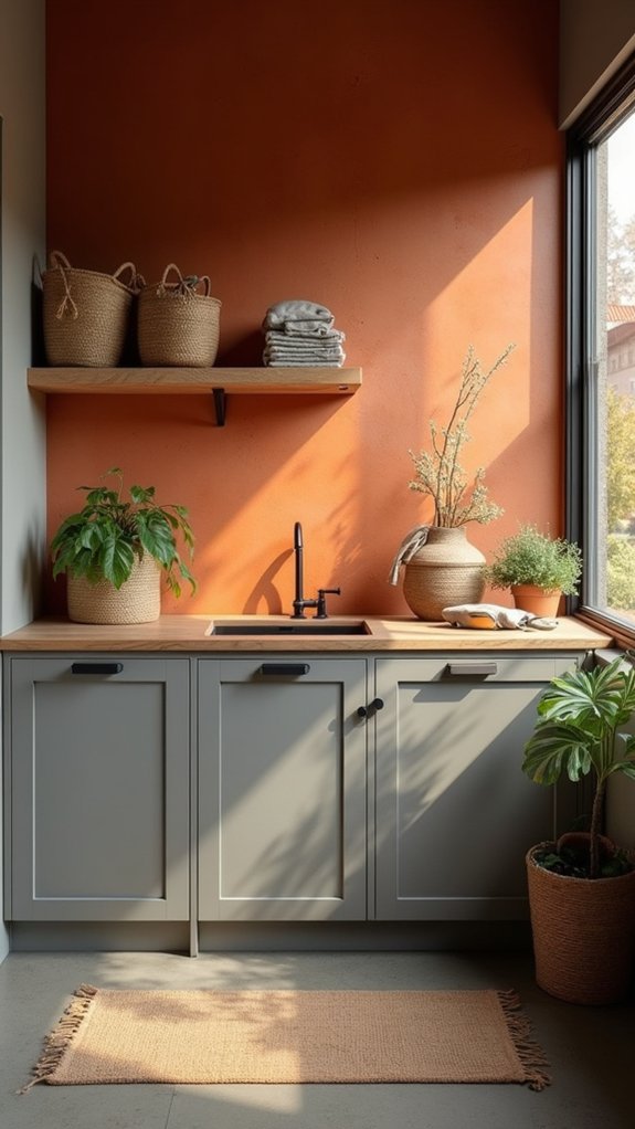 warm earthy laundry style