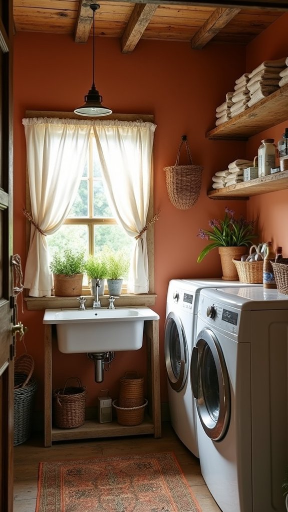 warm earthy terracotta transformation