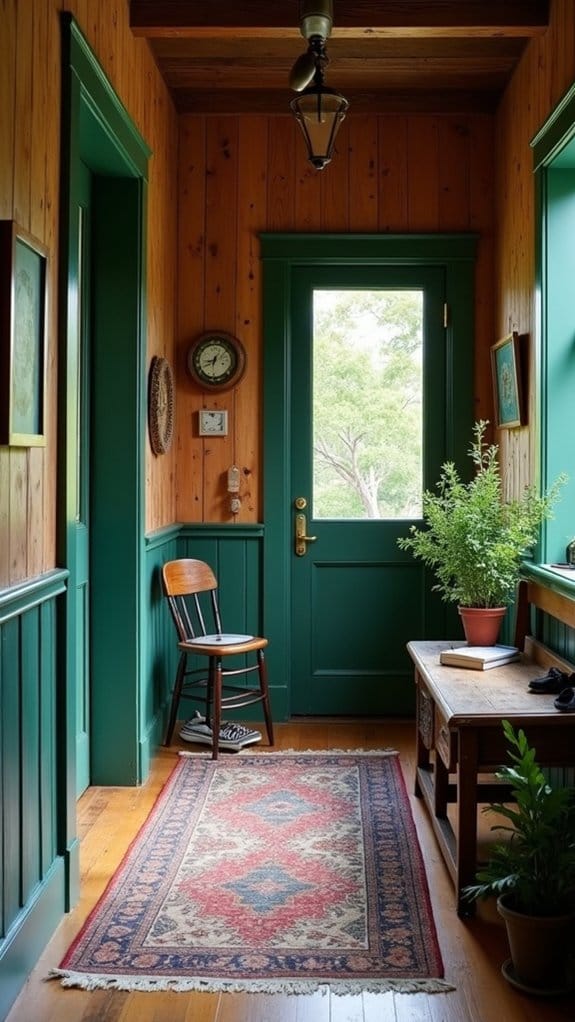 warm inviting rustic paneling