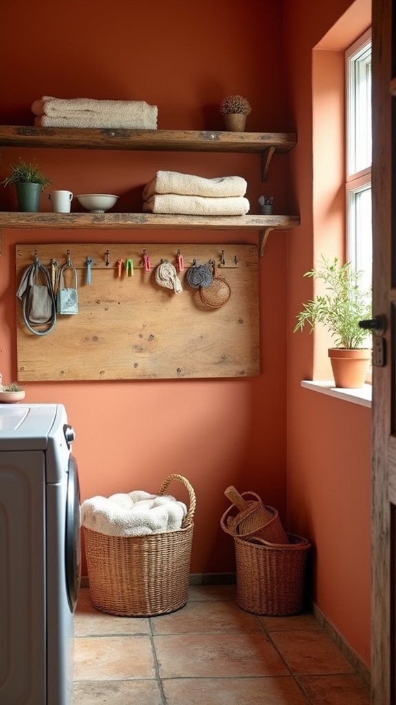 warm inviting terracotta ambiance