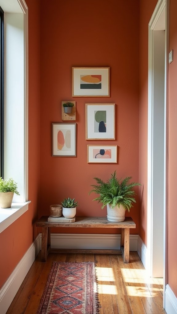 warm terracotta cozy elegance