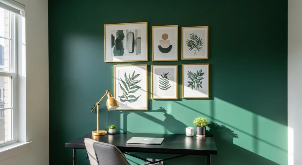 20 Stylish Home Office Accent Wall Ideas With Dramatic Depth