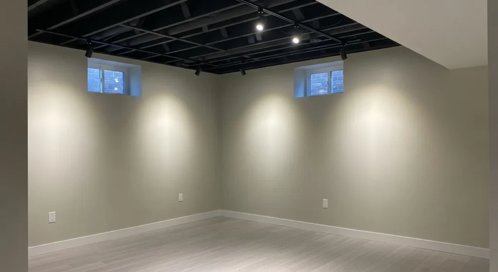 22 Basement Paint Colors With Black Ceilings That Look Stylish