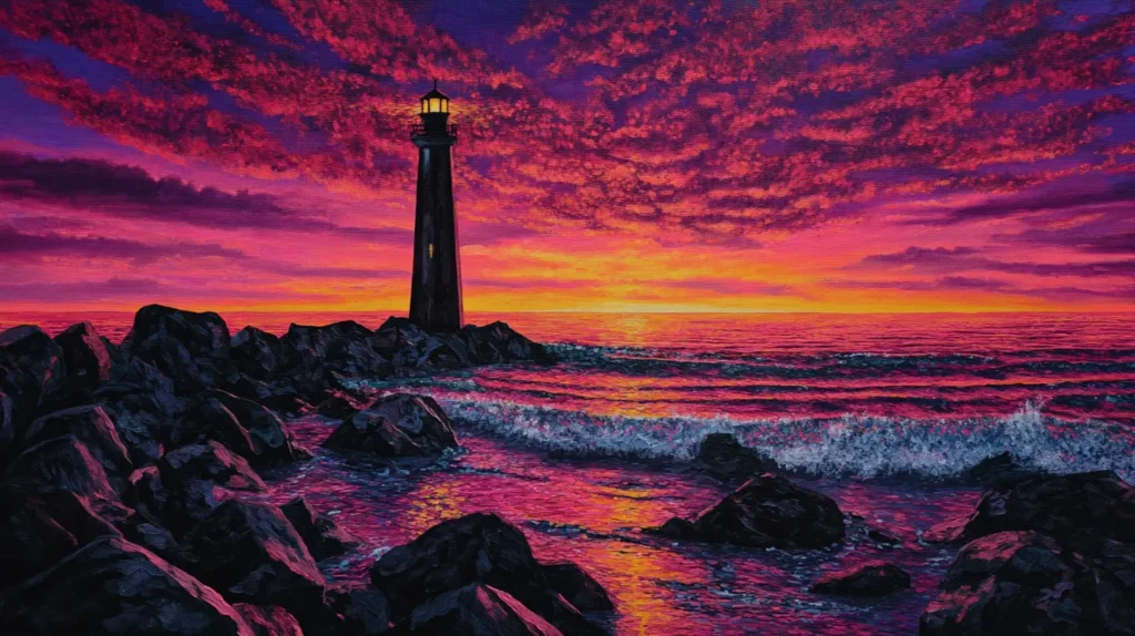 21 Sunset Acrylic Painting Ideas To Capture Radiant Golden Hour Beauty