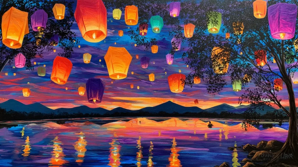 24 Colorful Acrylic Painting Ideas With Eye Catching Wall Appeal