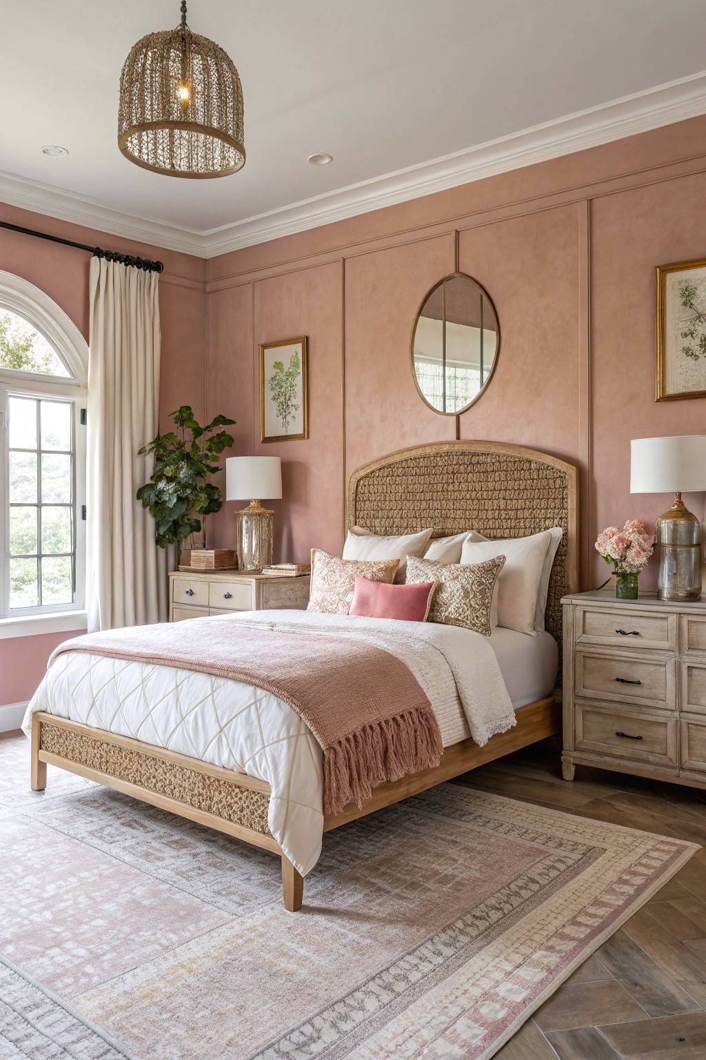 Soft Blush Pink Walls