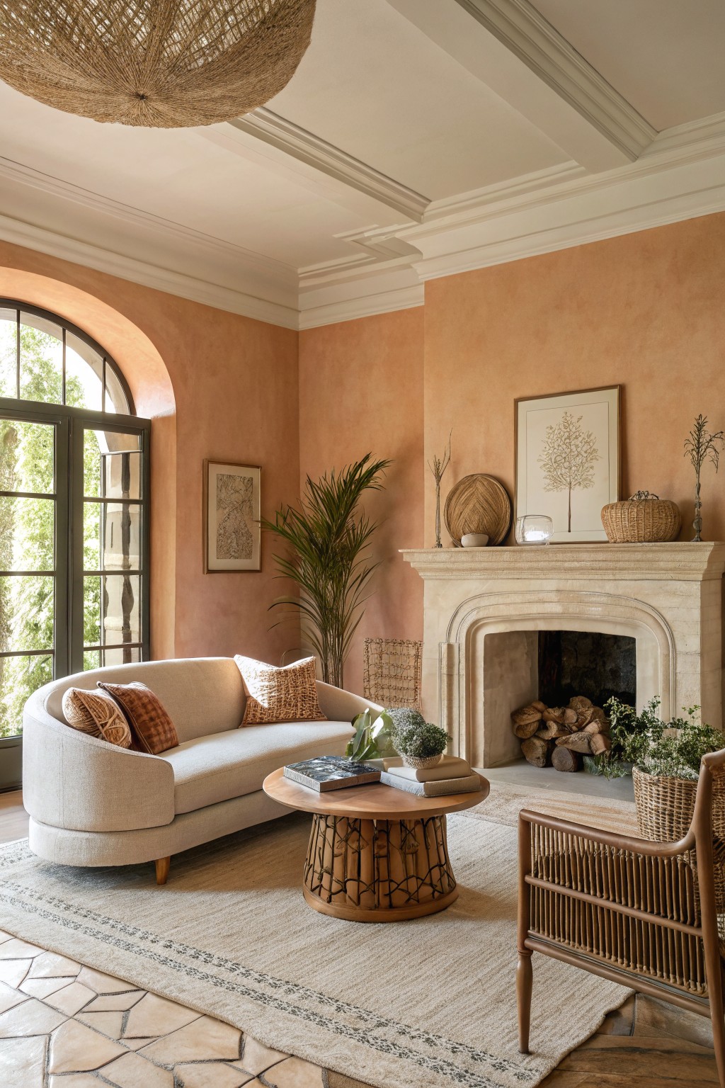 Warm Terracotta Walls