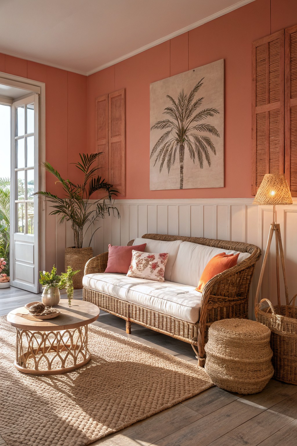 Warm Terracotta Walls