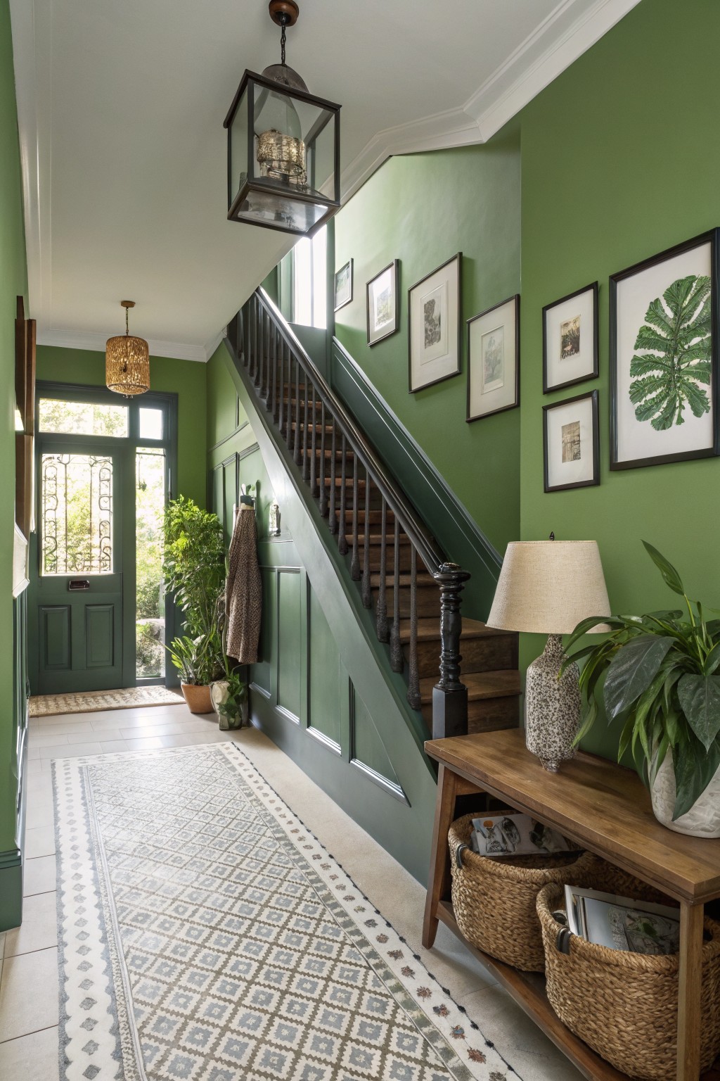 Muted Green Walls
