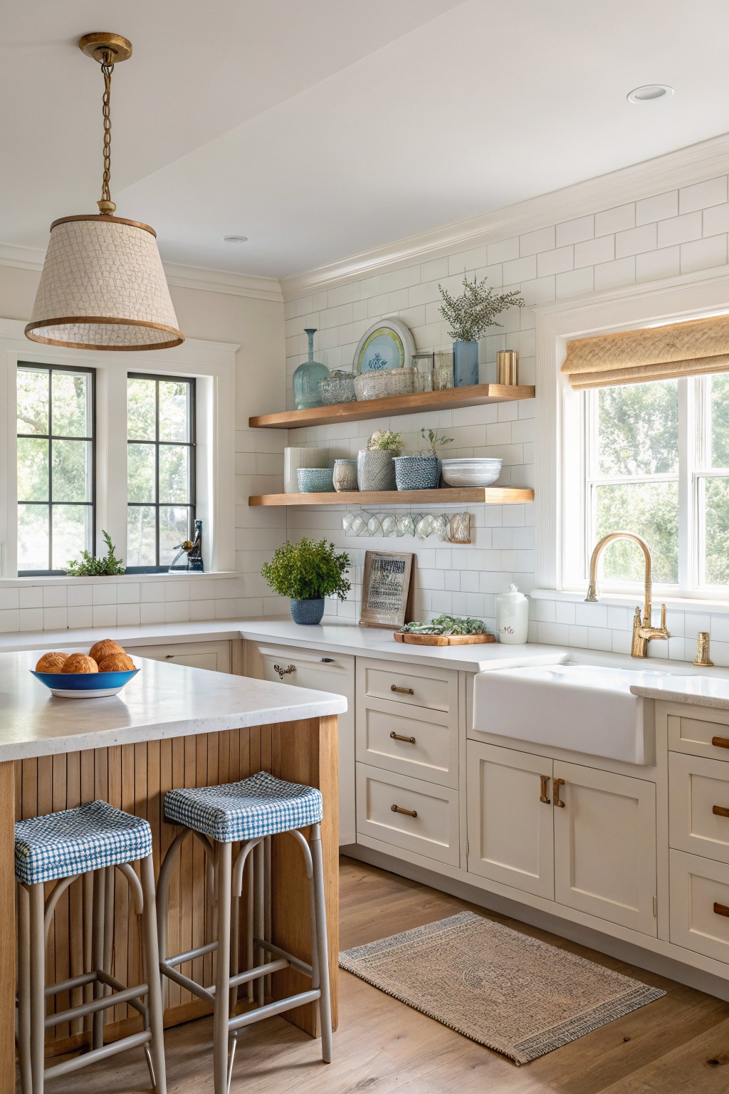 Creamy Off-White Kitchen Cabinets