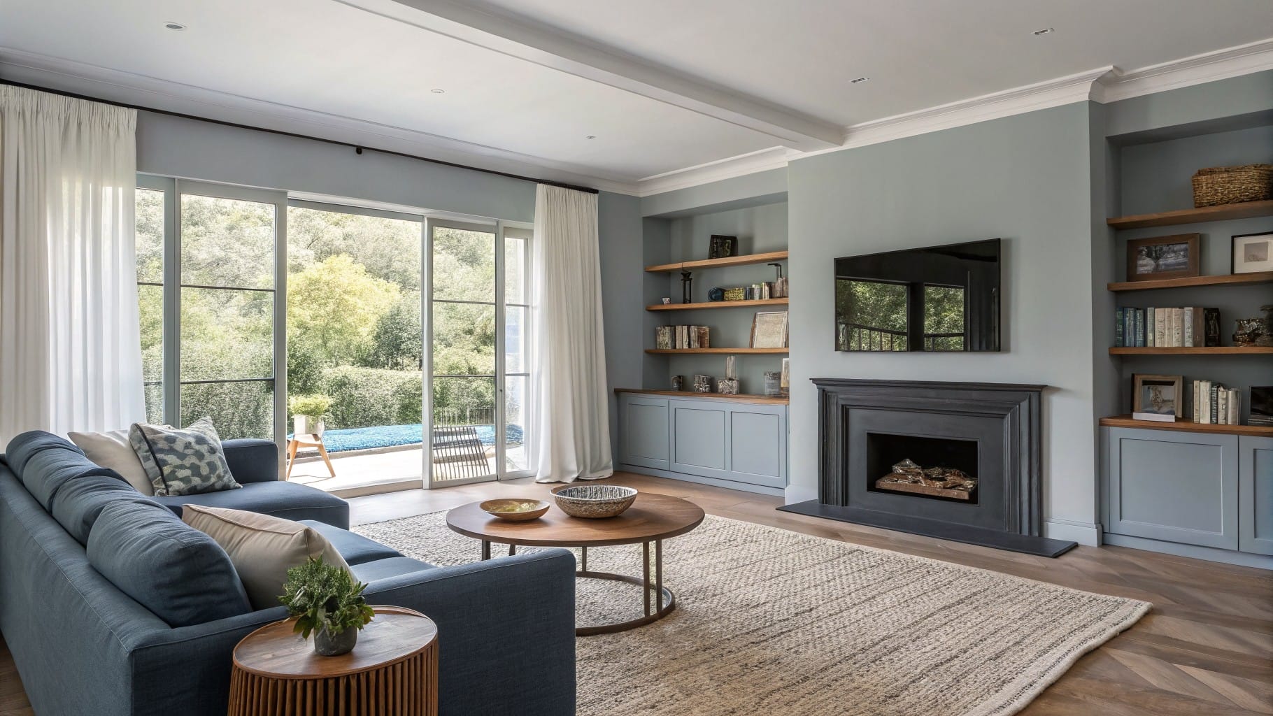 21 Modern Kitchen And Living Room Color Schemes That Look Seamless