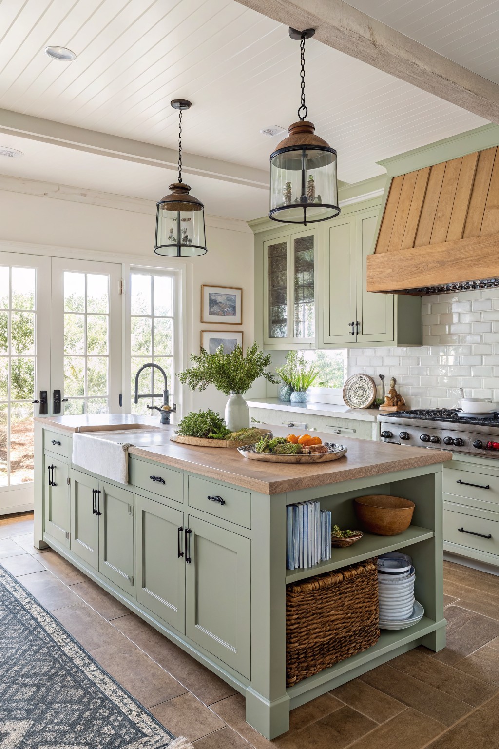 Soft Sage Kitchen Cabinets