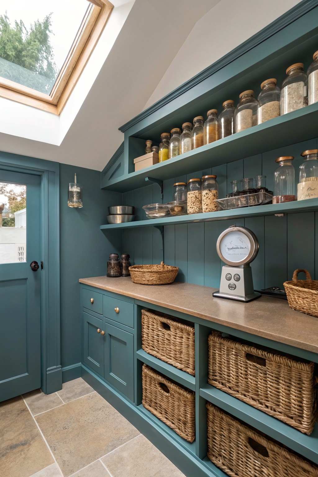 Soft Teal Cabinetry