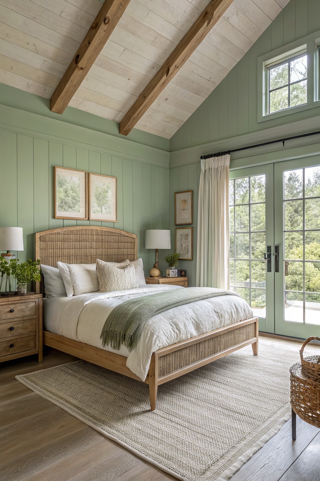 Soft Sage Bedroom Walls