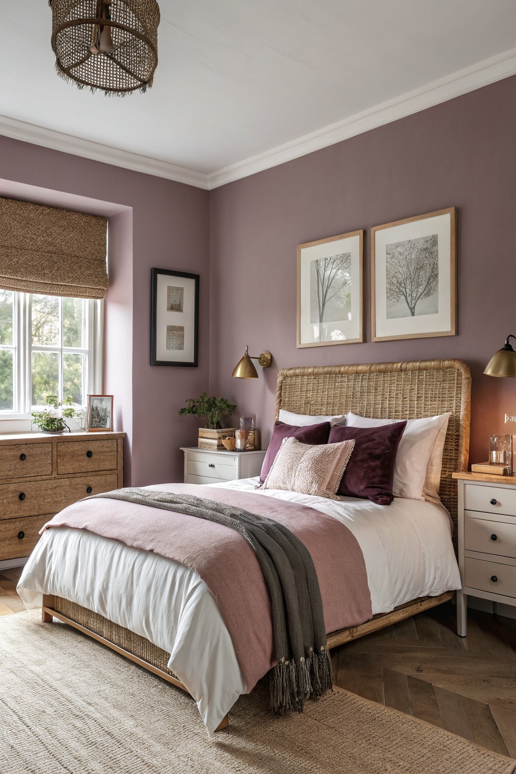 Muted Mauve Walls