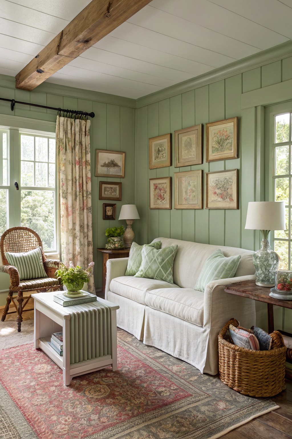 Pale Sage Green Walls