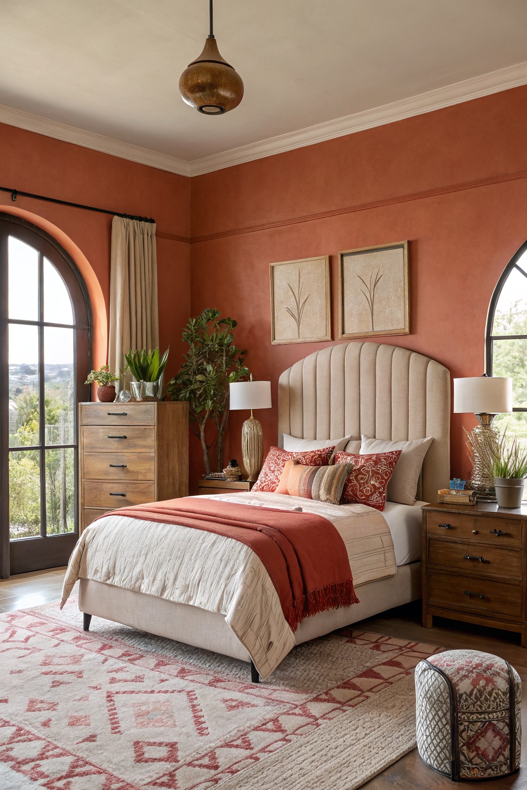 Warm Terracotta Walls