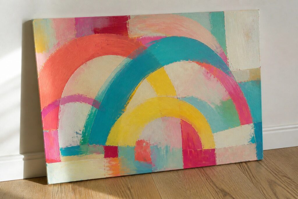 20 Radiant Bright Color Oil Painting Ideas To Energize Any Space