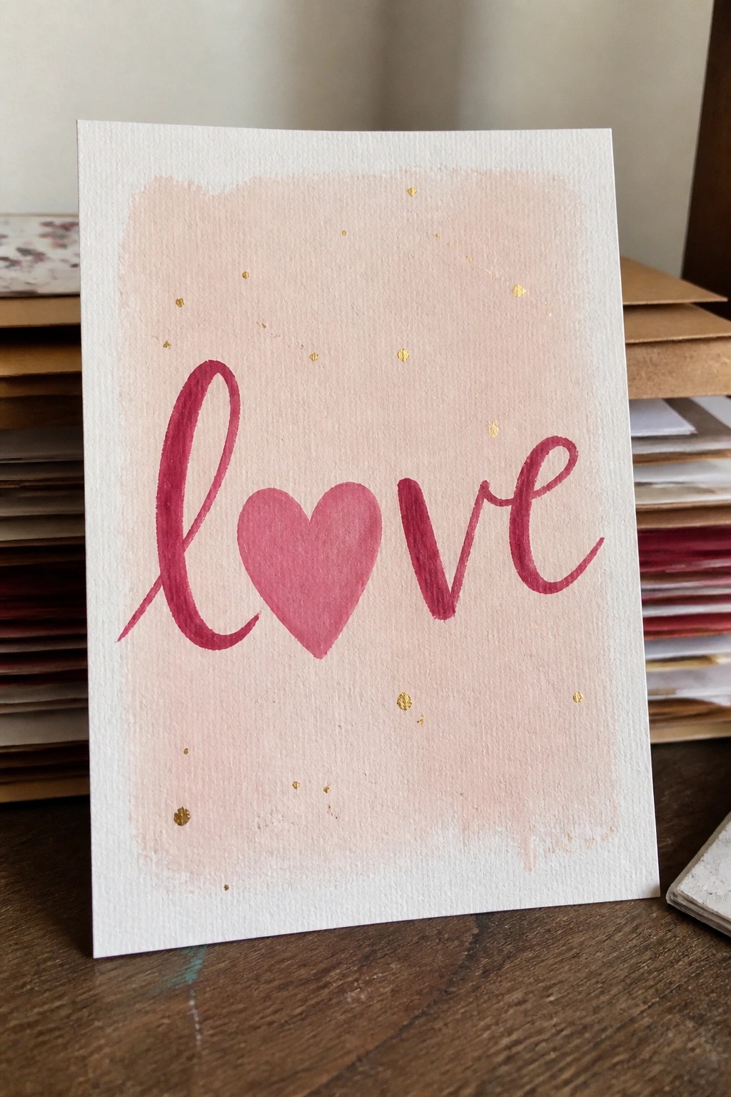 Pink watercolor
